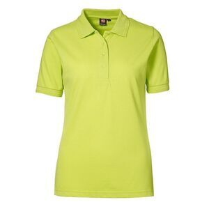 ID Womens/Ladies Pro Wear Short Sleeve Regular Fitting Classic Polo Shirt / Lime